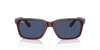 [Blue Lenses, Polished Dark Red On Grey Frame]