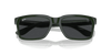 [Grey Lenses, Polished Green On Black Frame]