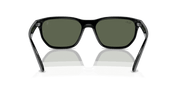 Dark Green Lenses, Polished Black Frame