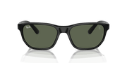 Dark Green Lenses, Polished Black Frame