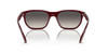 [Grey Lenses, Polished Dark Red Frame]