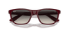 [Grey Lenses, Polished Dark Red Frame]