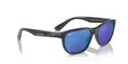 Green/Blue Lenses, Polished Grey Frame