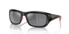 [Silver Lenses, Polished Black On Red Frame]