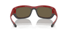 [Orange Lenses, Polished Red On Black Frame]