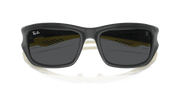 Dark Grey Lenses, Polished Grey On Yellow Frame