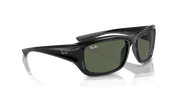 Dark Green Lenses, Polished Black Frame