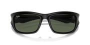 Dark Green Lenses, Polished Black Frame