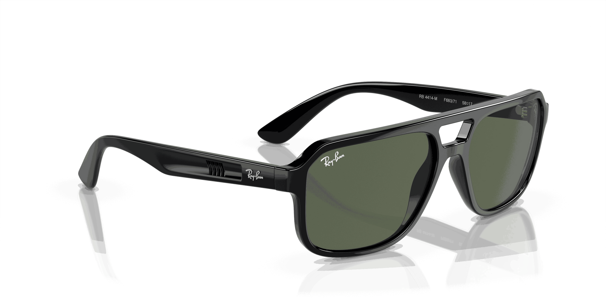 [Dark Green Lenses, Polished Black Frame]