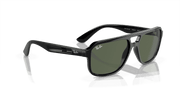 Dark Green Lenses, Polished Black Frame