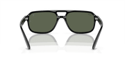 Dark Green Lenses, Polished Black Frame