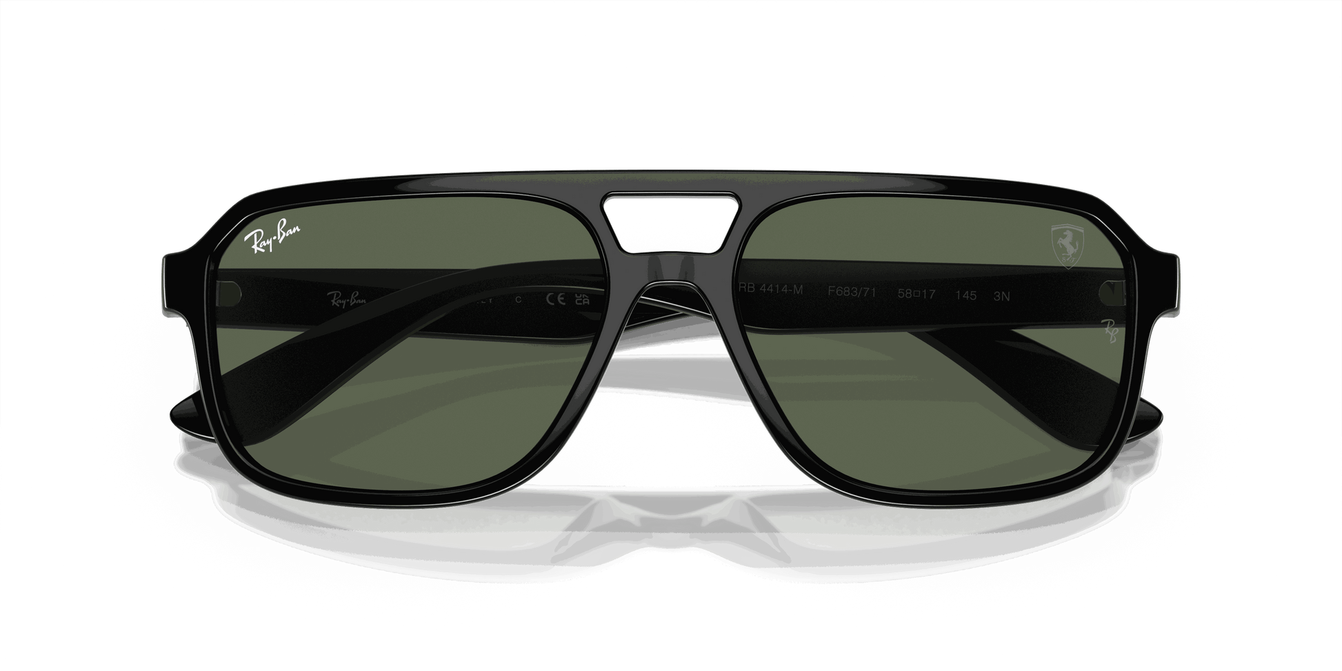[Dark Green Lenses, Polished Black Frame]