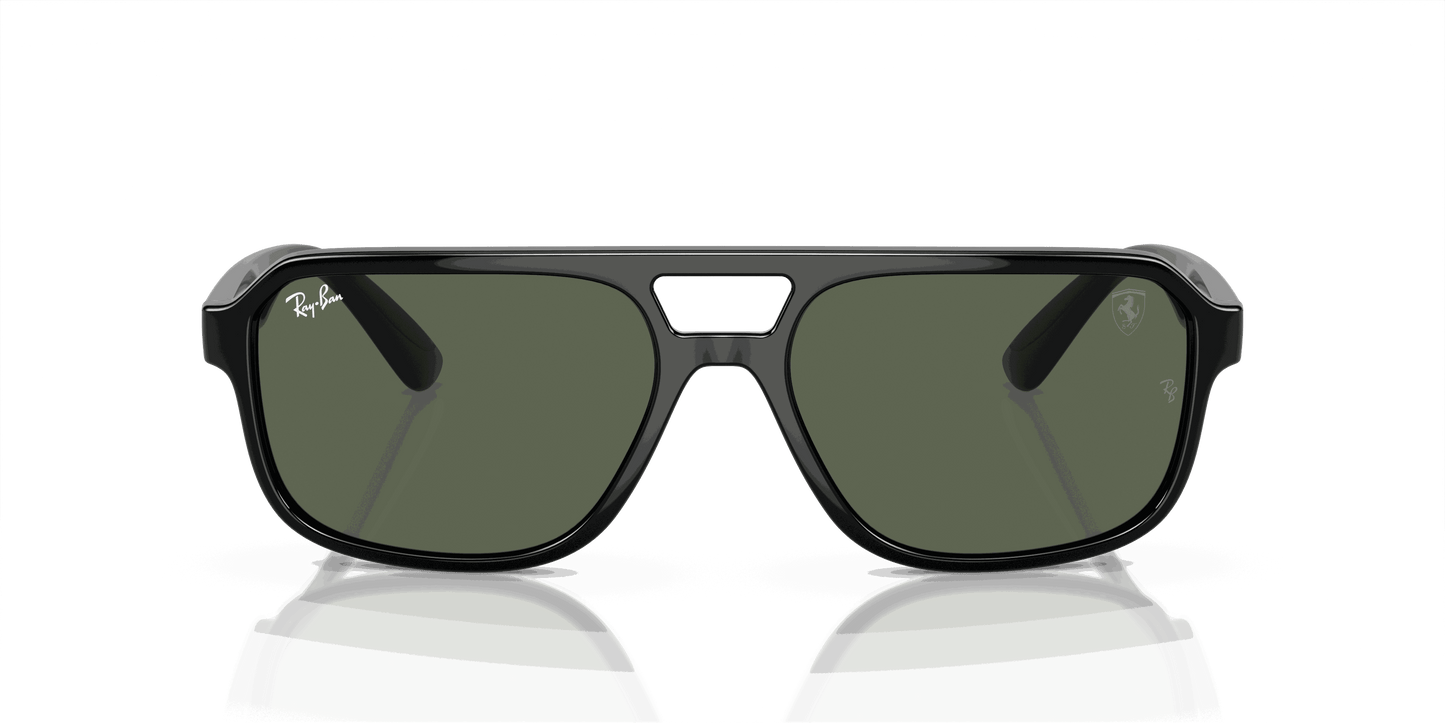 [Dark Green Lenses, Polished Black Frame]
