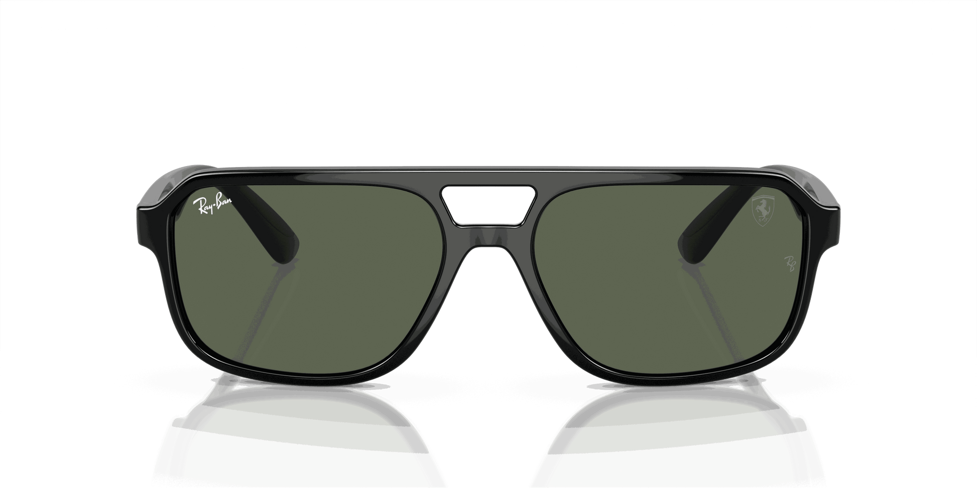 [Dark Green Lenses, Polished Black Frame]