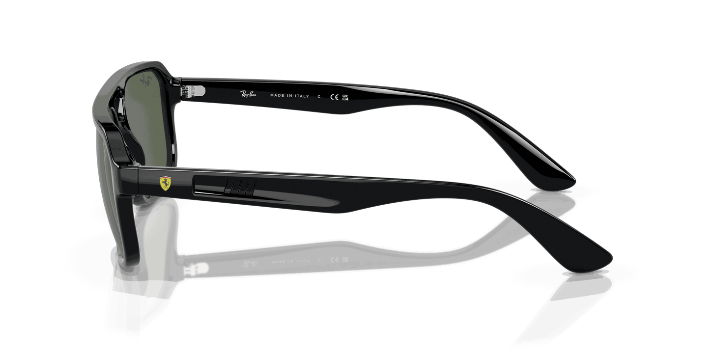 [Dark Green Lenses, Polished Black Frame]