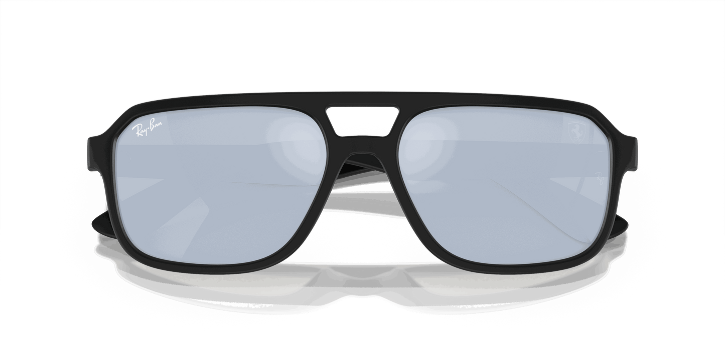 [Silver Lenses, Matte Black Frame]
