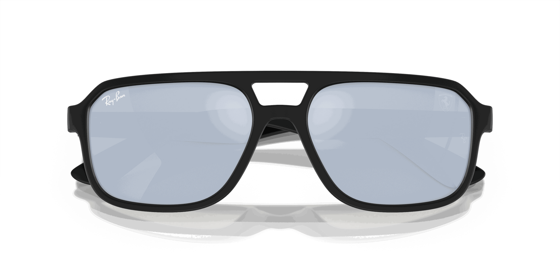 [Silver Lenses, Matte Black Frame]