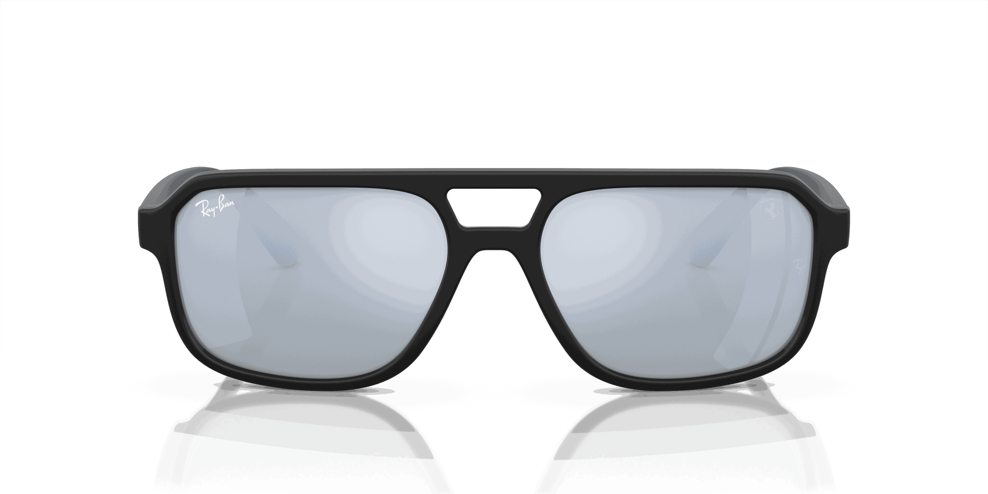 [Silver Lenses, Matte Black Frame]