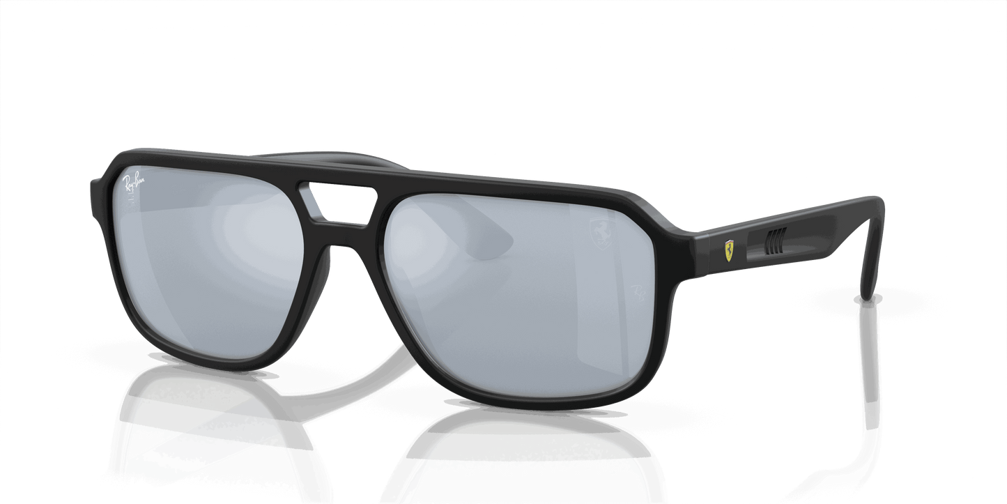 [Silver Lenses, Matte Black Frame]