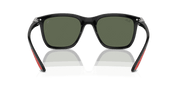 Dark Green Lenses, Polished Black Frame