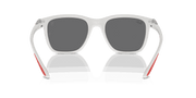 Grey Lenses, Polished White Frame