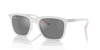 [Grey Lenses, Polished White Frame]