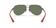 Green Classic Lenses, Polished Gunmetal Frame