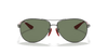 [Green Classic Lenses, Polished Gunmetal Frame]