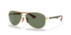 [Green Classic Lenses, Polished Arista Gold Frame]