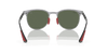 [Dark Green Lenses, Polished Black On Silver Frame]