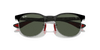 [Dark Green Lenses, Polished Black On Silver Frame]