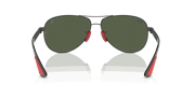 Dark Green Lenses, Polished Gunmetal Frame