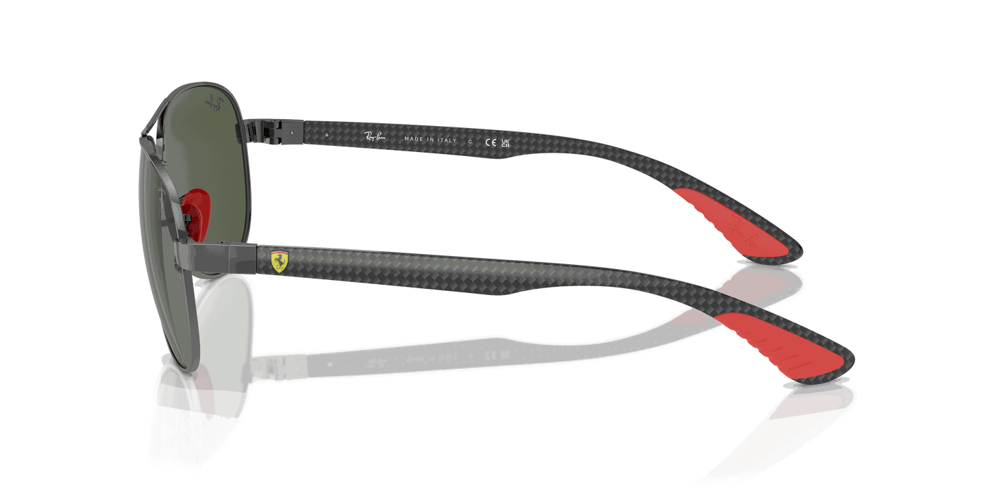 [Dark Green Lenses, Polished Gunmetal Frame]