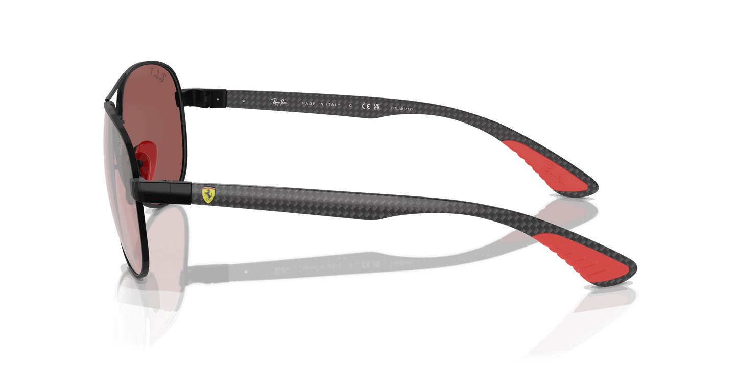 [Purple/Silver Lenses, Polished Black Frame]