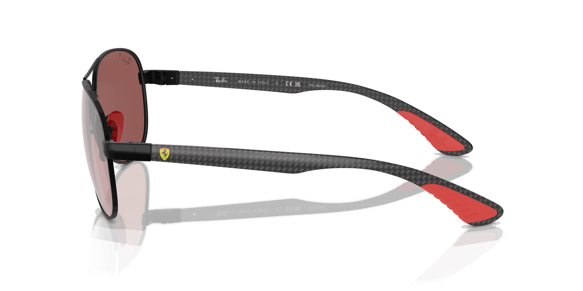 [Purple/Silver Lenses, Polished Black Frame]