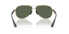 [Dark Green Lenses, Polished Arista Gold Frame]