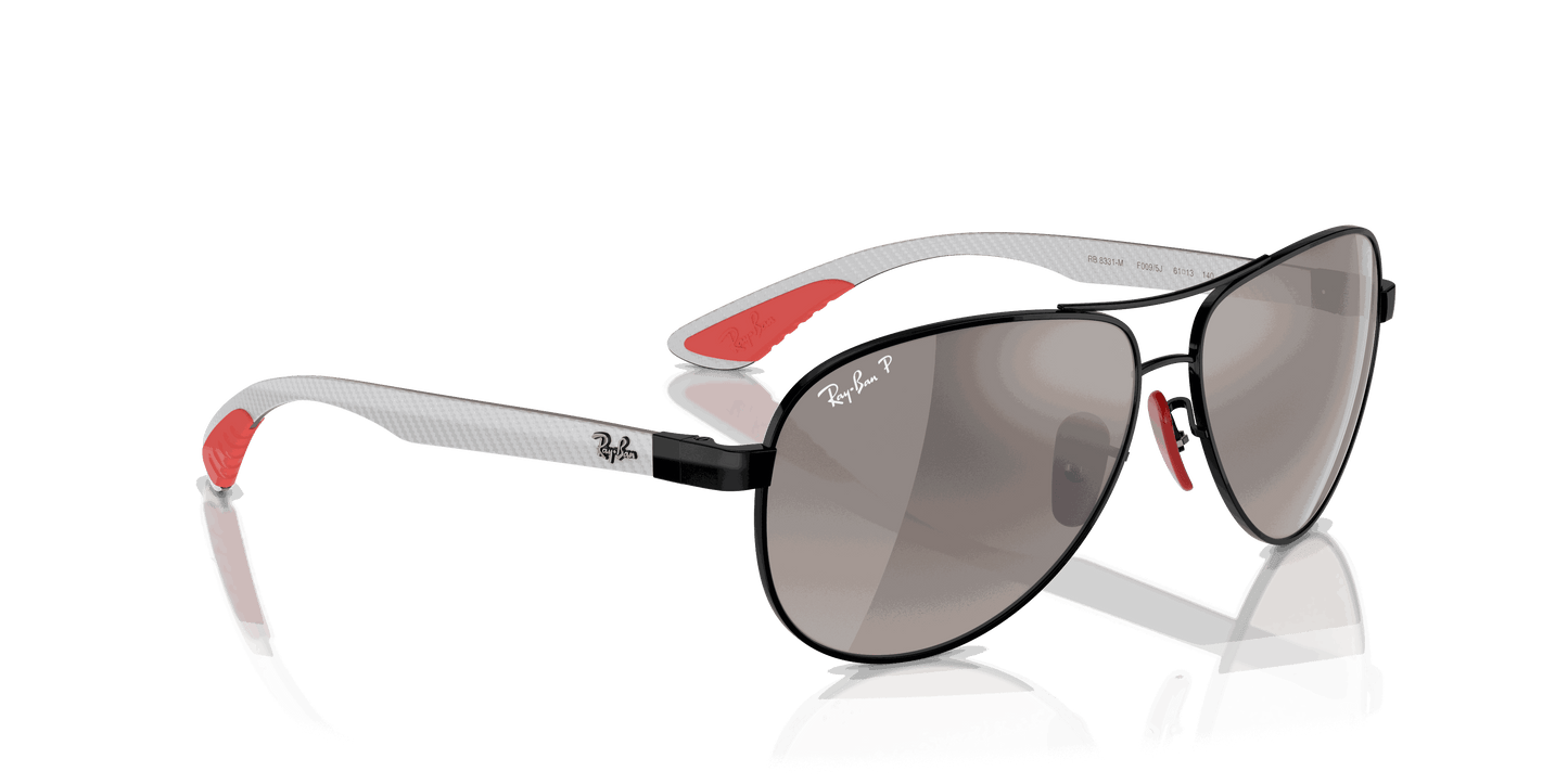 [Grey Lenses, Polished Black Frame]