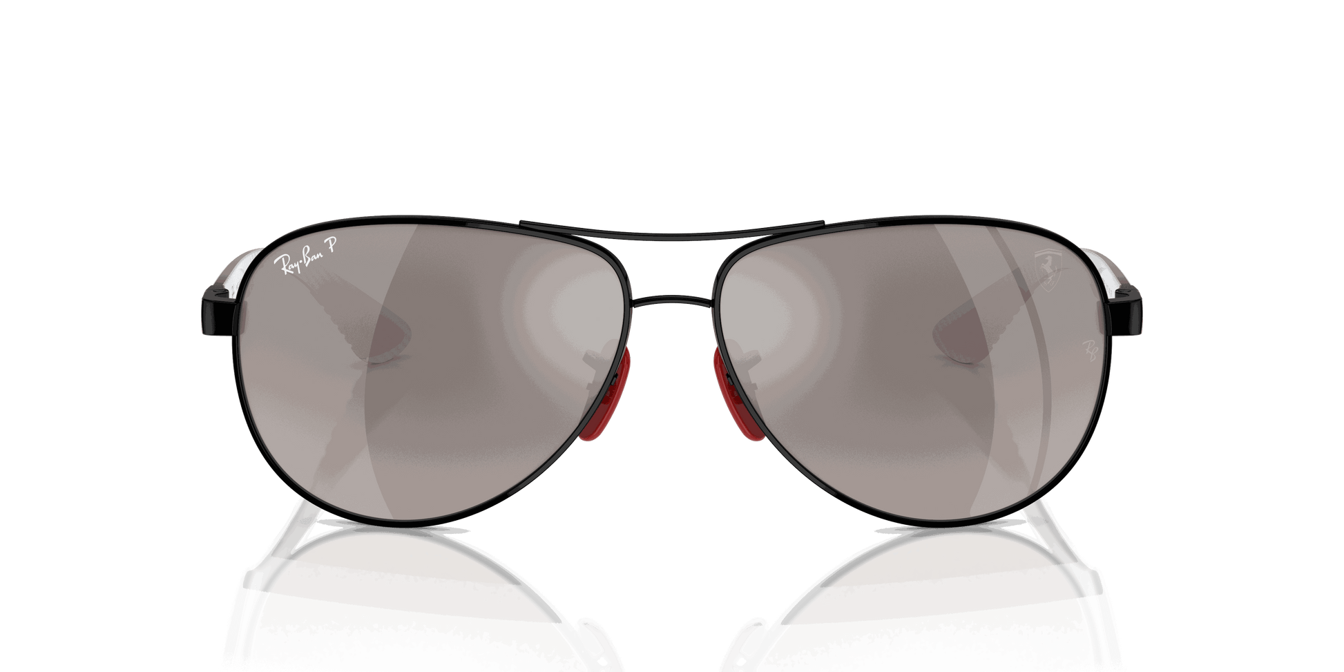 [Grey Lenses, Polished Black Frame]