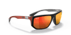 [Brown Mirror Orange Lenses, Matte Black Frame]