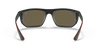 [Brown Mirror Orange Lenses, Matte Black Frame]