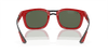 [Dark Green Lenses, Polished Red Frame]