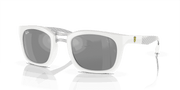 Silver/Grey Lenses, Polished White Frame