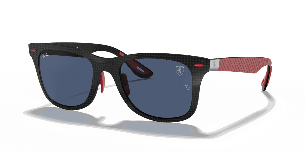 [Dark Blue Lenses, Matte Black Frame]