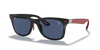 [Dark Blue Lenses, Matte Black Frame]