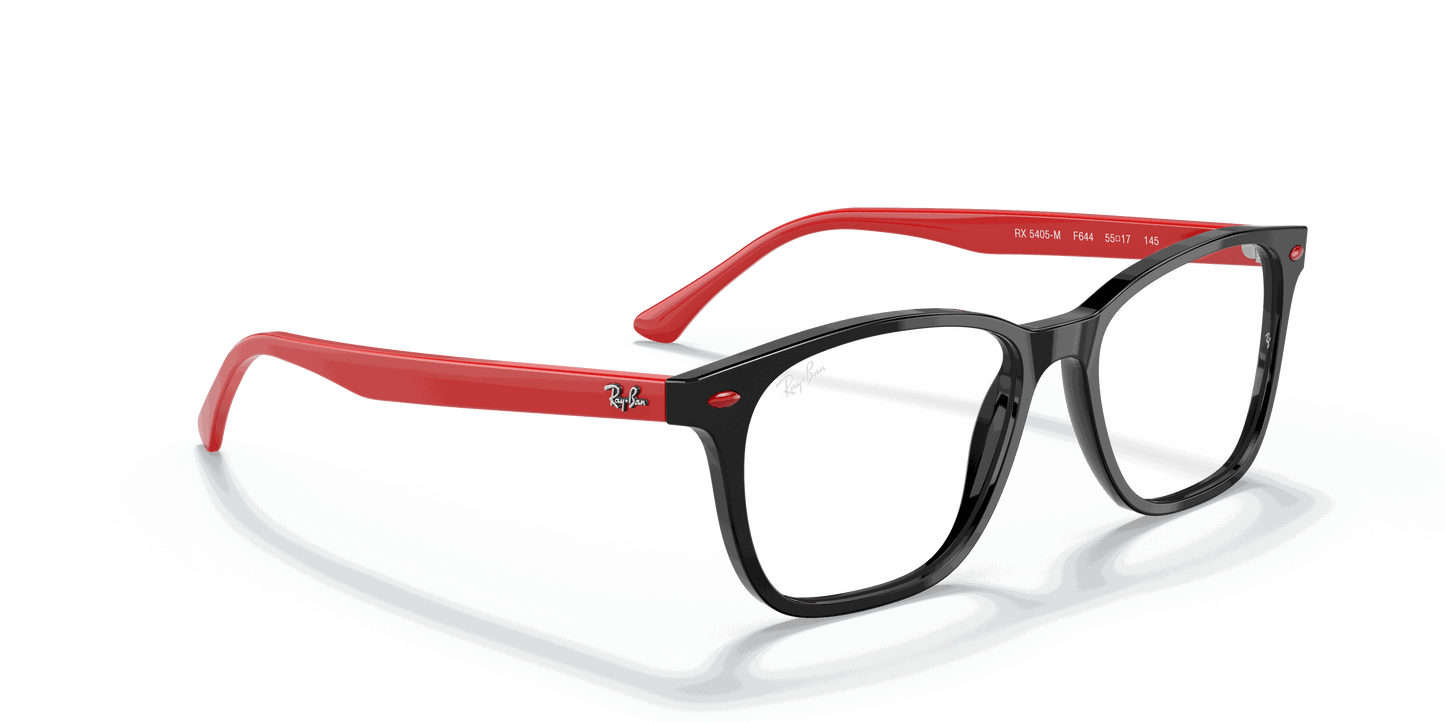 [Clear Lenses, Polished Black Frame]