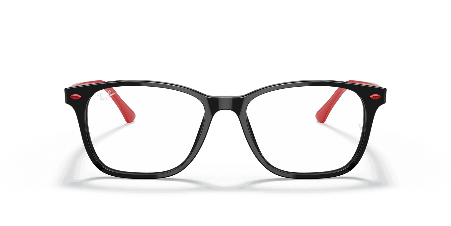 [Clear Lenses, Polished Black Frame]