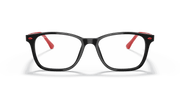 Clear Lenses, Polished Black Frame