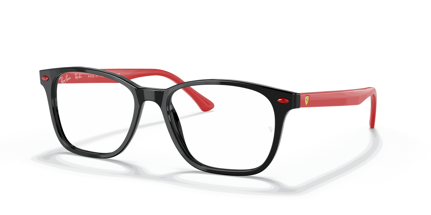 [Clear Lenses, Polished Black Frame]