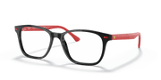 Clear Lenses, Polished Black Frame