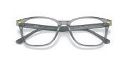 Clear Lenses, Polished Transparent Grey Frame